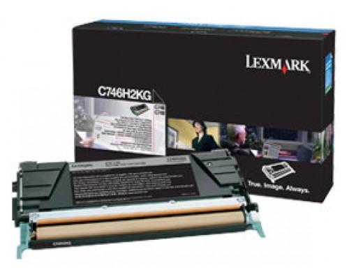 Lexmark C746, C748 Cartucho de toner negro Alto Rendimiento