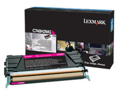 Lexmark C748 Cartucho de toner magenta Alto Rendimiento