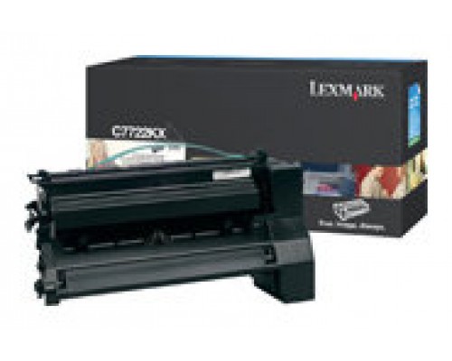 Lexmark C772 Cartucho impresion negro Extra Alto Rendimiento(15K)