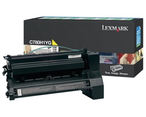 LEXMARK C-780/C-782/X-782 Cartucho de impresion Amarillo retornable (10.000 pag.)