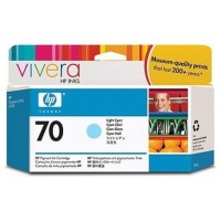 HP Cartucho de tinta 70 cian claro de 130 ml