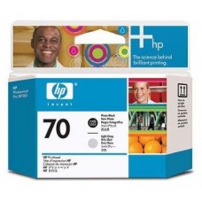 HP Cabezal de impresión DesignJet 70 negro fotográfico/gris claro