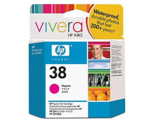 Cartucho tinta hp 38 c9416a magenta