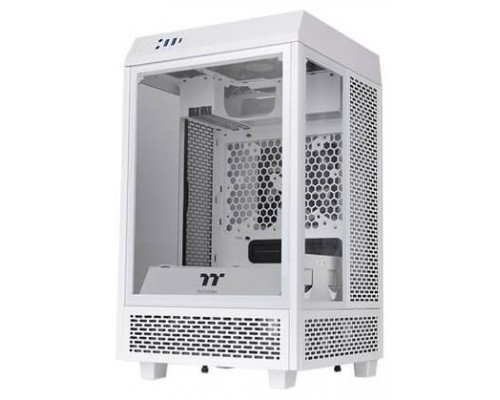 CAJA THERMALTAKE THE TOWER 100 MINI-ITX 2XUSBA 3.2 SIN FUENTE BLANCO