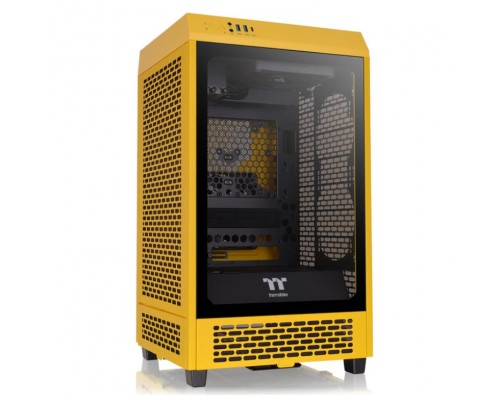 CAJA THERMALTAKE THE TOWER 200 BUMBLEBEE MINI-ITX 2XUSBA 3.2 SIN FUENTE