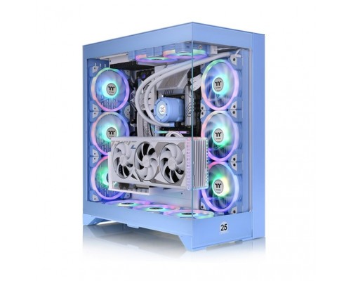 CAJA THERMALTAKE CTE E600 MX HYDRANGEA BLUE ARGB ATX 2XUSB 3.0 SIN FUENTE AZUL