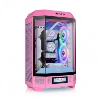 CAJA THERMALTAKE THE TOWER T300 M-ATX 2XUSB 3.0 SIN FUENTE BUBBLE PINK
