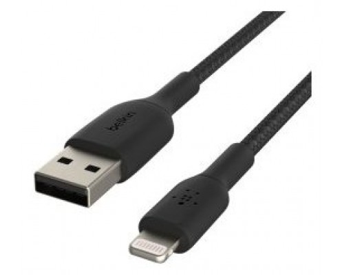 CABLE BELKIN CAA002BT0MBK LIGHTNING USB-A TRENZADO