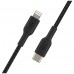 Belkin CAA004BT2MBK cable de conector Lightning 2 m Negro