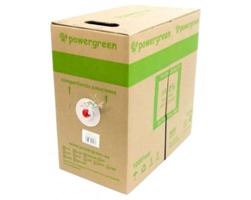 BOBINA DE CABLE PEPEGREEN CAT6 UTP 305M EXTERIOR