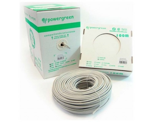 CABLE PG 305M BOBINA RJ45 UTP CAT.6 SOLIDO
