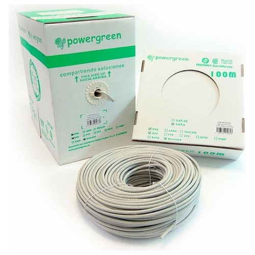 BOBINA DE CABLE PEPEGREEN CAT6  305M RIGIDO