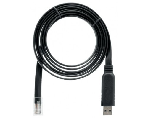 QNAP CAB-CONSOLE-URJ45-1M8 cable USB 1,8 m RJ-45 USB A Negro