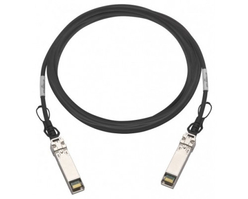 QNAP CAB-DAC30M-SFPP-DEC01 cable de fibra optica 3 m SFP+ Negro