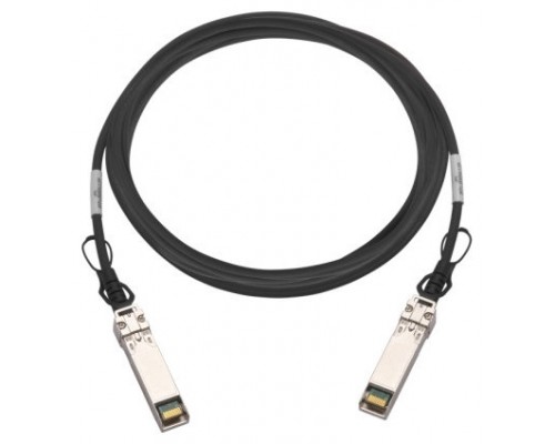 QNAP CAB-DAC50M-SFPP cable de fibra optica 5 m SFP+ Negro