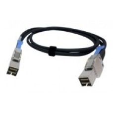 QNAP CAB-PCIE10M-8644-4X cable Serial Attached SCSI (SAS) 1 m Negro