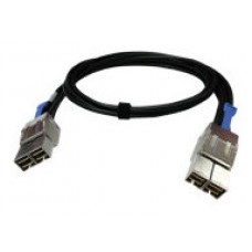 QNAP CAB-PCIE10M-8644-8X cable Serial Attached SCSI (SAS) 1 m Negro