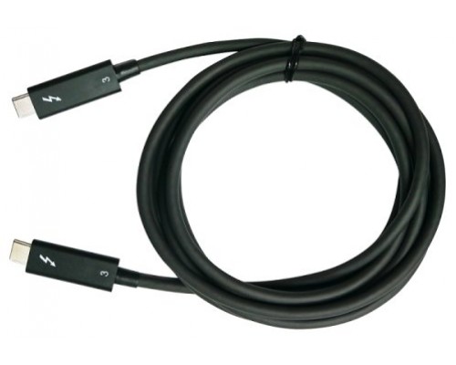 QNAP CAB-TBT315M-40G cable Thunderbolt 1,5 m 40 Gbit/s Negro