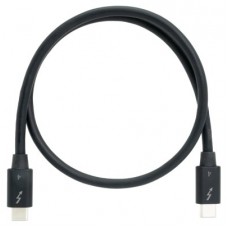 QNAP CAB-TBT4-0M5 cable Thunderbolt 0,5 m 40 Gbit/s Negro