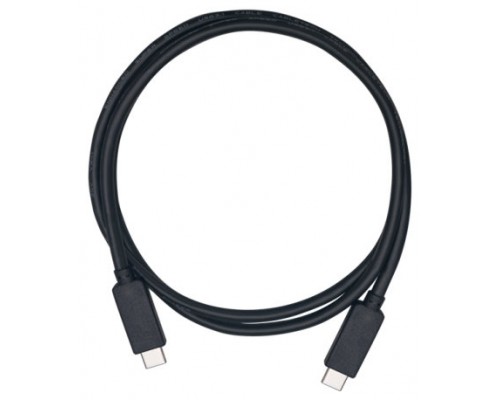 QNAP USB3.1 GEN2 10G 1.0M TYPE-C TO TYPE-C CABLE cable USB 1 m 3.2 Gen 2 (3.1 Gen 2) USB C Negro