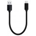 QNAP USB 3.0 5G 0.2M TYPE-A TO TYPE-C CABLE cable USB 0,2 m 3.2 Gen 1 (3.1 Gen 1) USB A USB C Negro