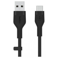 Belkin BOOST↑CHARGE Flex cable USB 3 m USB 2.0 USB A USB C Negro