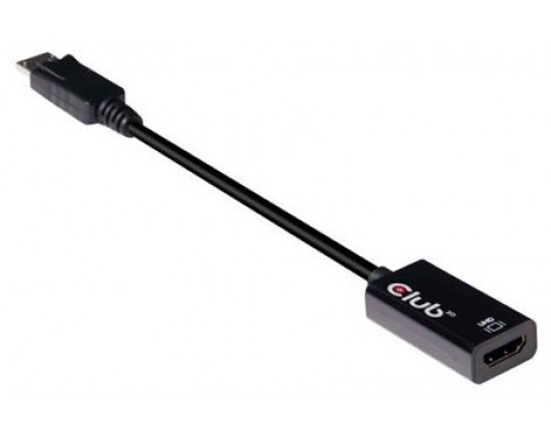 ADAPTADOR ACTIVO DP 1.4 A HDMI CLUB3D 2.0 HDR M/H