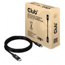 CABLE CLUB3D CERTIFICADO USB4 GEN3x2 TIPO-C 2M