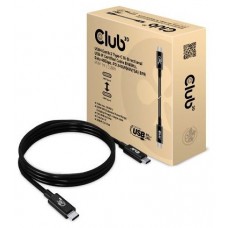 CABLE CLUB3D CERTIFICADO USB4 GEN3X2 TIPO-C 1M