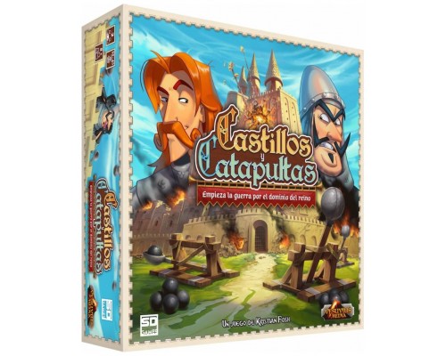 Juego mesa castillos y catapultas pegi