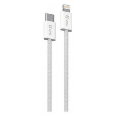 CABLE UNI USB TIPO(C) A LIGHTNING 30W