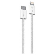 CABLE UNI USB TIPO(C) A LIGHTNING 30W 3A