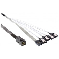 CABLE MINISAS HD SFF-8643 TO 4 SATA CON SIDEBAND 0.5M (Espera 4 dias)