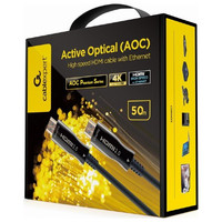 CABLE HDMI GEMBIRD DE ALTA VELOCIDAD CON OPTICA ACTIVA AOC CON ETHERNET 50 M-27DI CABLE HDMI GEMBIRD DE ALTA VELOCIDAD CON OPTICA ACTIVA AOC CON ETHERNET 50 M