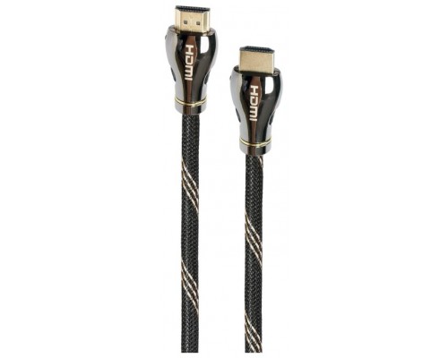 CABLE HDMI 2.1 8K 60HZ GEMBIRD CCBP-HDMI8K-1M PREMIUM TRENZADO ETHERNET 1M NEGRO