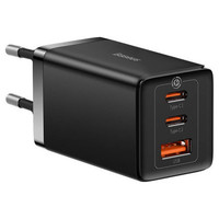 BASEUS GAN5 PRO FAST CHARGER 2C+U 65W EU BLACK(INCLUDE:BASEUS XIAOBAI SERIES FAST CHARGING CABLE TYPE-C TO TYPE-C 100W(20V/5A) 1M BLACK)-11MR BASEUS GAN5 PRO FAST CHARGER 2C+U 65W EU BLACK(INCLUDE:BASEUS XIAOBAI SERIES FAST CHARGING CABLE TYPE-C TO TYPE-C 100W(20V/5A) 1M BLACK)