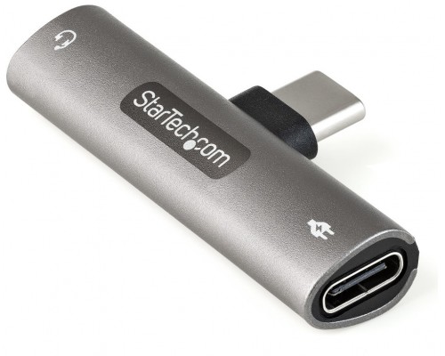 STARTECH ADAPTADOR USB C DE 3,5MM AUDIO Y CARGA