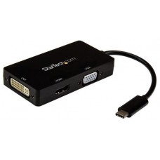 STARTECH ADAPTADOR GRÁFICO USB-C A HDMI DVI Y VGA