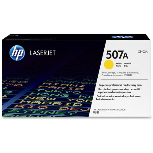Toner hp ce402a amarilla 507a laserjet
