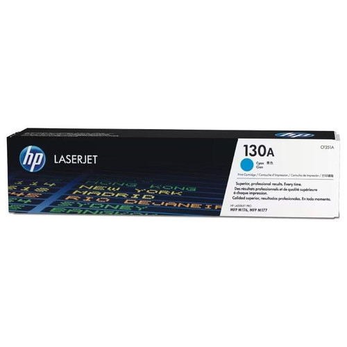 Toner hp cf351a cian nº130a laserjet-MR14 Toner hp cf351a cian nº130a laserjet