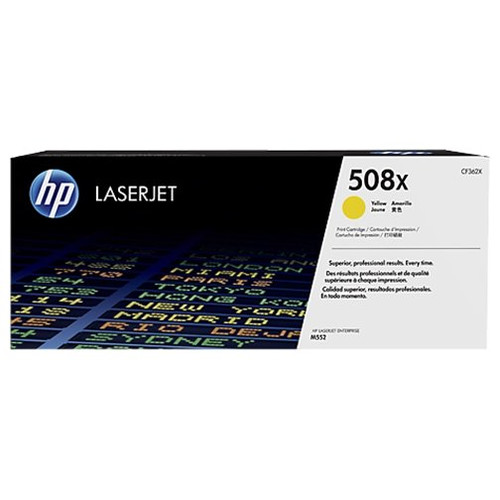 Toner hp 508x cf362x amarillo m577-MR74 Toner hp 508x cf362x amarillo m577