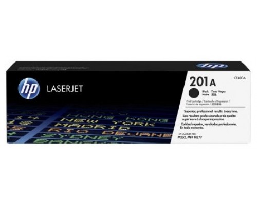 Toner hp cf400a negro 201a laserjet