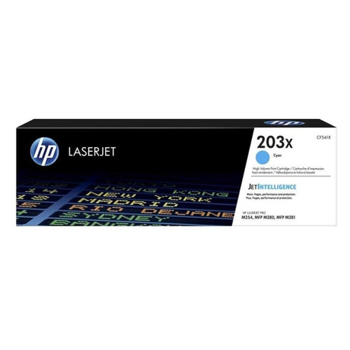 Toner hp original laserjet 203x cyan-MR21 Toner hp original laserjet 203x cyan