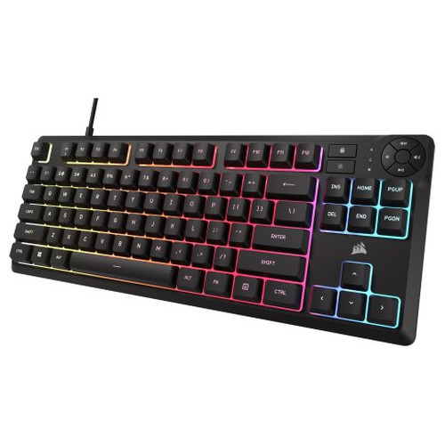 TECLADO CORSAIR USB K55 CORE TKL RGB GAMING ICUE NEGRO