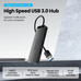 HUB 4 PUERTOS USB 3.0 4xUSB 1xUSB-C PD NEGRO VENTION (Espera 4 dias)-SX1 HUB 4 PUERTOS USB 3.0 4xUSB 1xUSB-C PD NEGRO VENTION (Espera 4 dias)