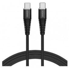 CABLE USB-C A USB-C SAVIO 5A 1M CL-159