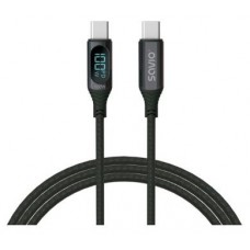 CABLE USB-C SAVIO CL-174 NEGRO-GK4 CABLE USB-C SAVIO CL-174 NEGRO