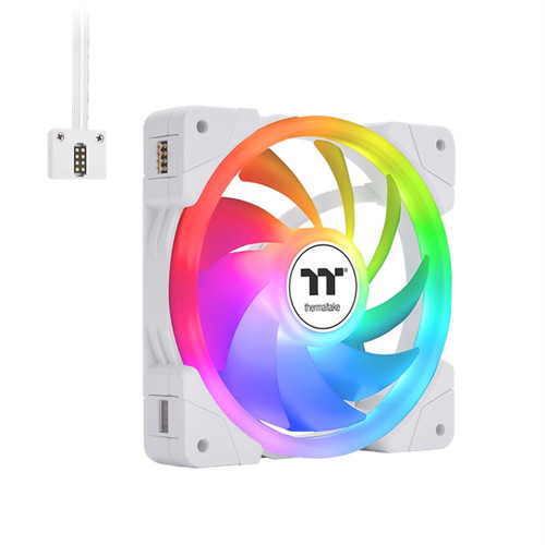 Thermaltake SWAFAN EX12 ARGB Carcasa del ordenador Refrigerador de aire 14 cm Blanco 3 pieza(s)-DI13 Thermaltake SWAFAN EX12 ARGB Carcasa del ordenador Refrigerador de aire 14 cm Blanco 3 pieza(s)