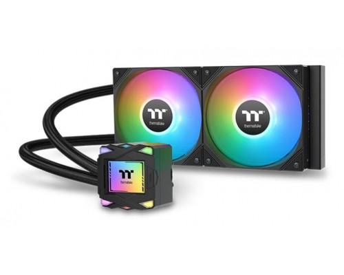 REFRIGERACION LIQUIDA CPU THERMALTAKE LA240 ARGB 2X120MM NEGRO