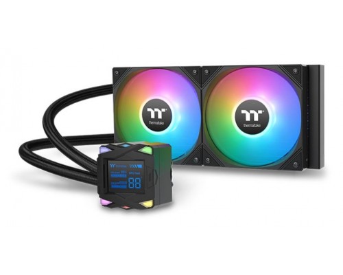 REFRIGERACION LIQUIDA CPU THERMALTAKE LA240-S ARGB 2X120MM NEGRO